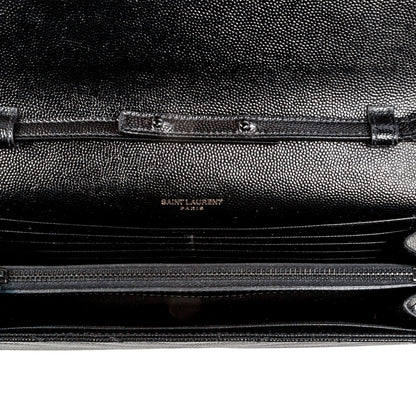 Saint Laurent Monogram Envelope Wallet on Chain