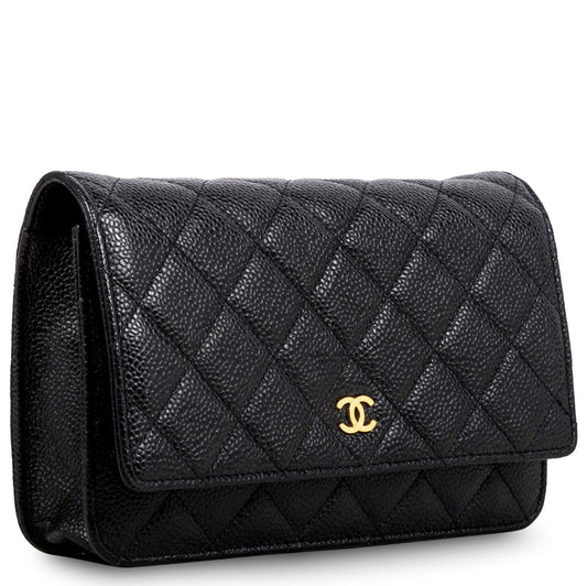 Chanel Wallet on Chain - Caviar - GHW