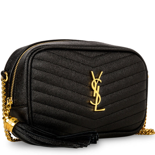 Saint Laurent Lou Mini Leather Crossbody bag