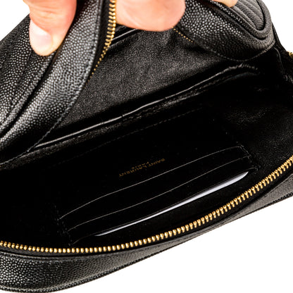 Saint Laurent Lou Mini Leather Crossbody bag
