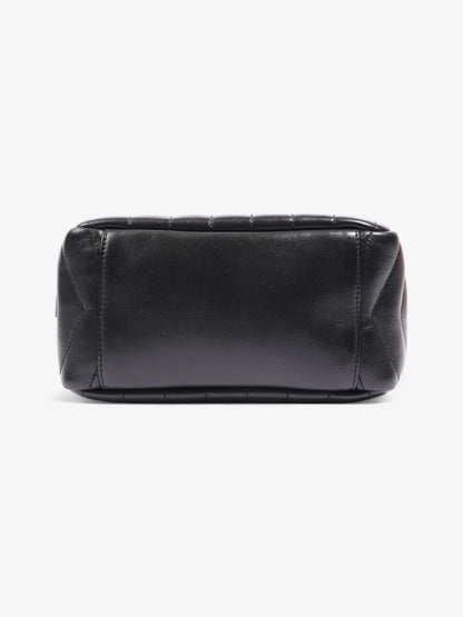 Saint Laurent LouLou Bowling Bag Black Calfskin Leather Small