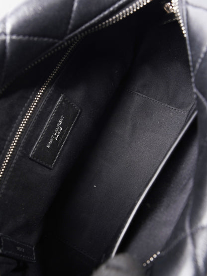 Saint Laurent LouLou Bowling Bag Black Calfskin Leather Small