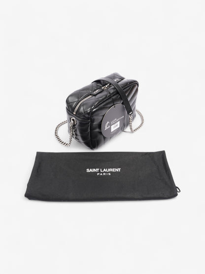 Saint Laurent LouLou Bowling Bag Black Calfskin Leather Small