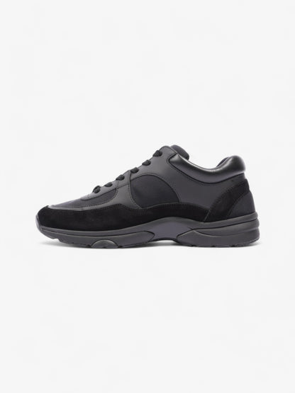 Chanel CC Logo Sneakers Black Suede EU 41 UK 7