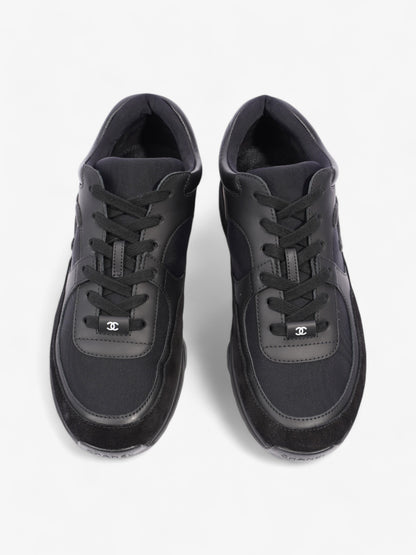 Chanel CC Logo Sneakers Black Suede EU 41 UK 7