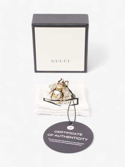 Gucci GG Bee Ring Antique Gold / Pearl Base Metal 13 (Circumference - 53mm)