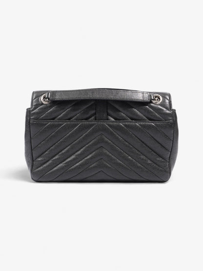 Saint Laurent College Black Lambskin Leather Medium