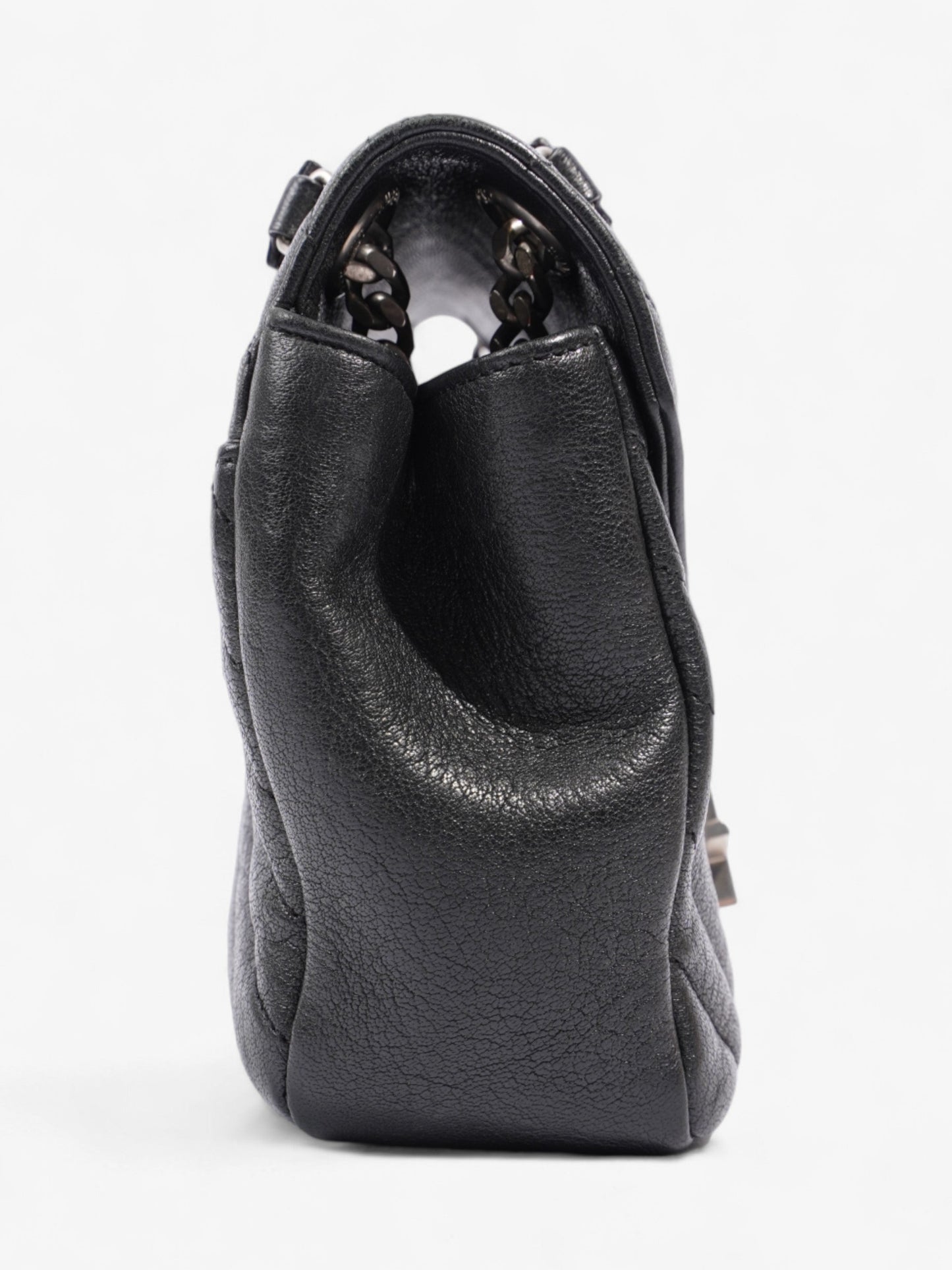 Saint Laurent College Black Lambskin Leather Medium