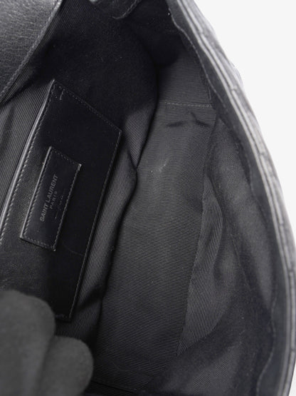 Saint Laurent College Black Lambskin Leather Medium