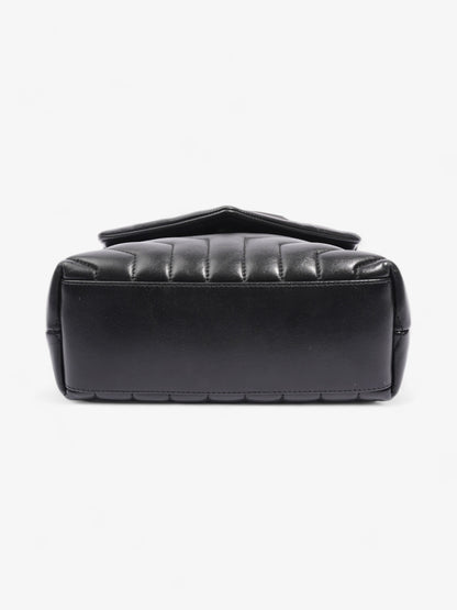 Saint Laurent Lou Lou Black Calfskin Leather Small
