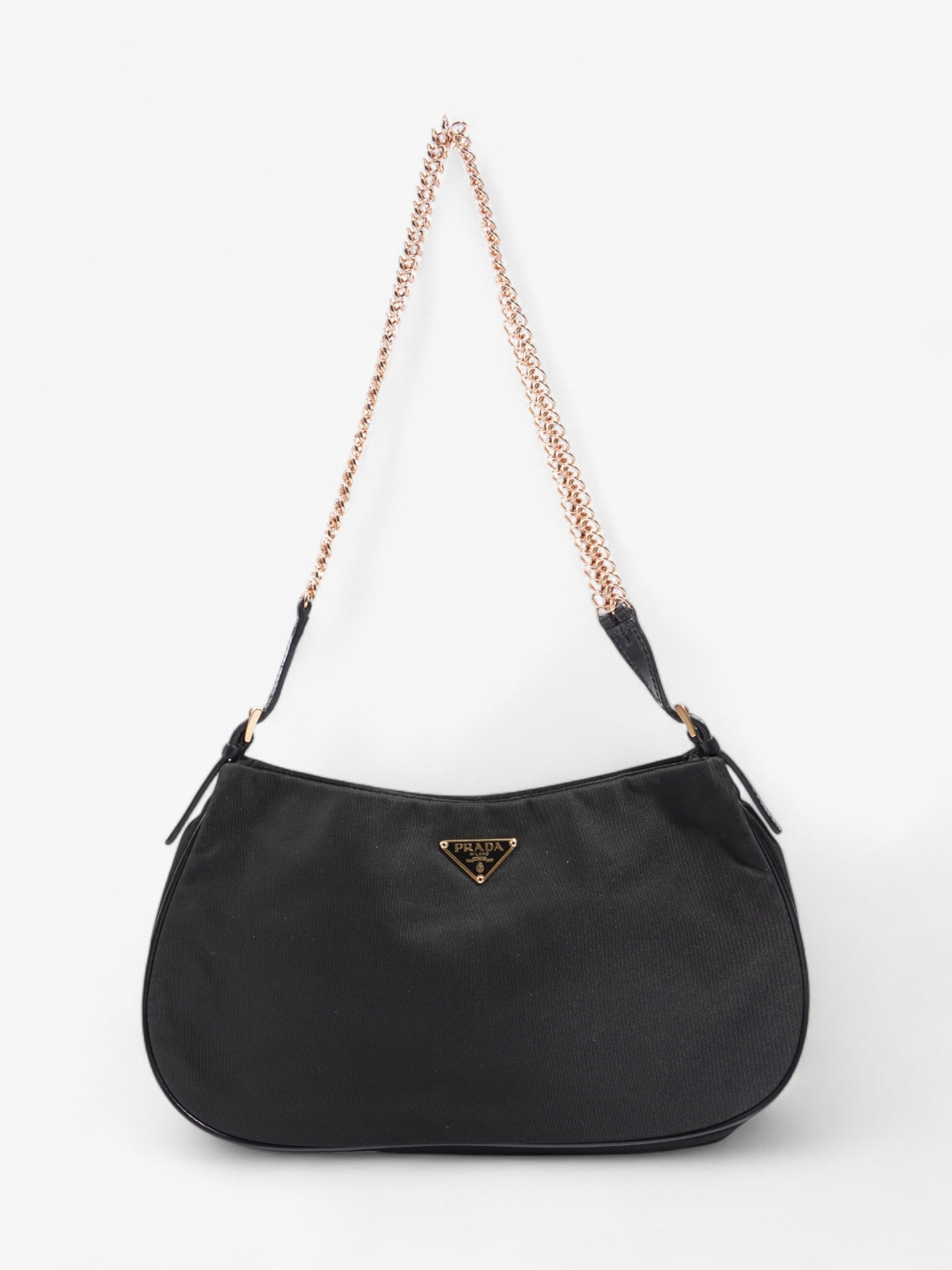 Prada Tessuto Shoulder Bag Black Nylon