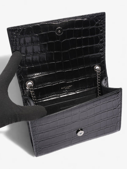 Saint Laurent Kate Black Calfskin Leather Small