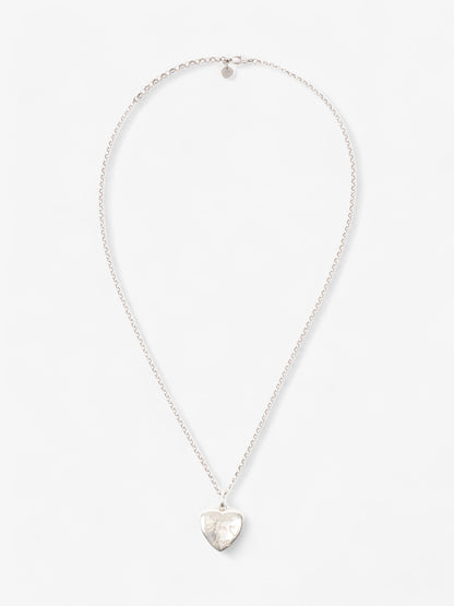 Gucci Blind For Love Necklace Silver Silver Sterling