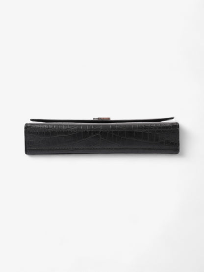 Saint Laurent Kate Black Embossed Leather