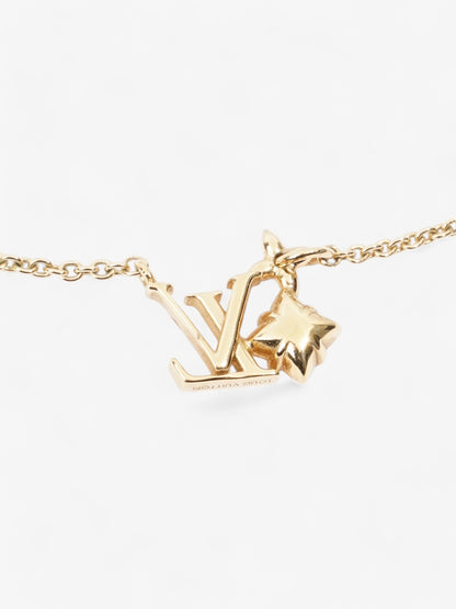Louis Vuitton Loulougram Necklace Gold / Pink Base Metal