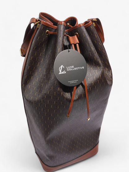 Saint Laurent Le Long Bucket Bag Monogram Canvas