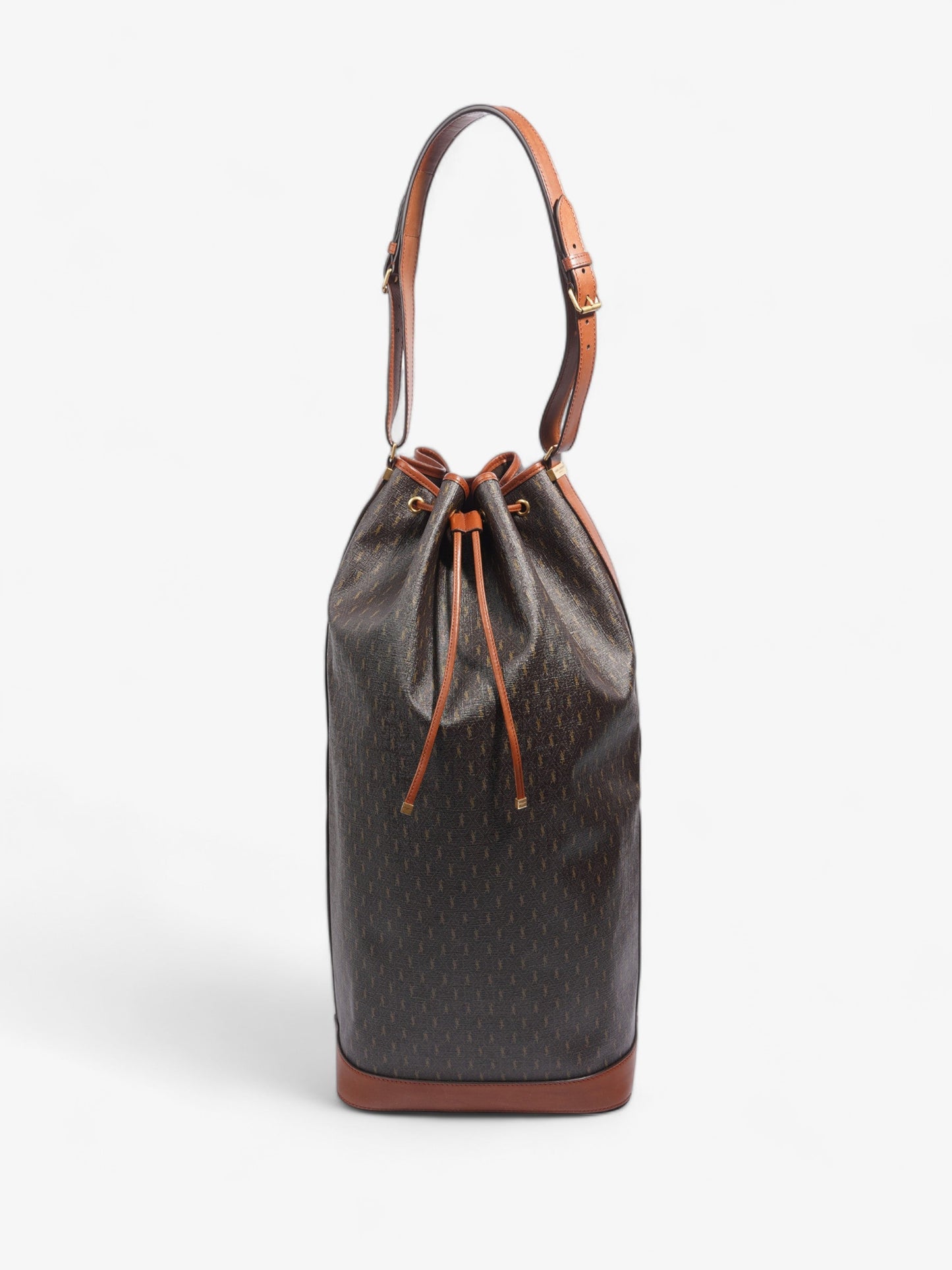 Saint Laurent Le Long Bucket Bag Monogram Canvas