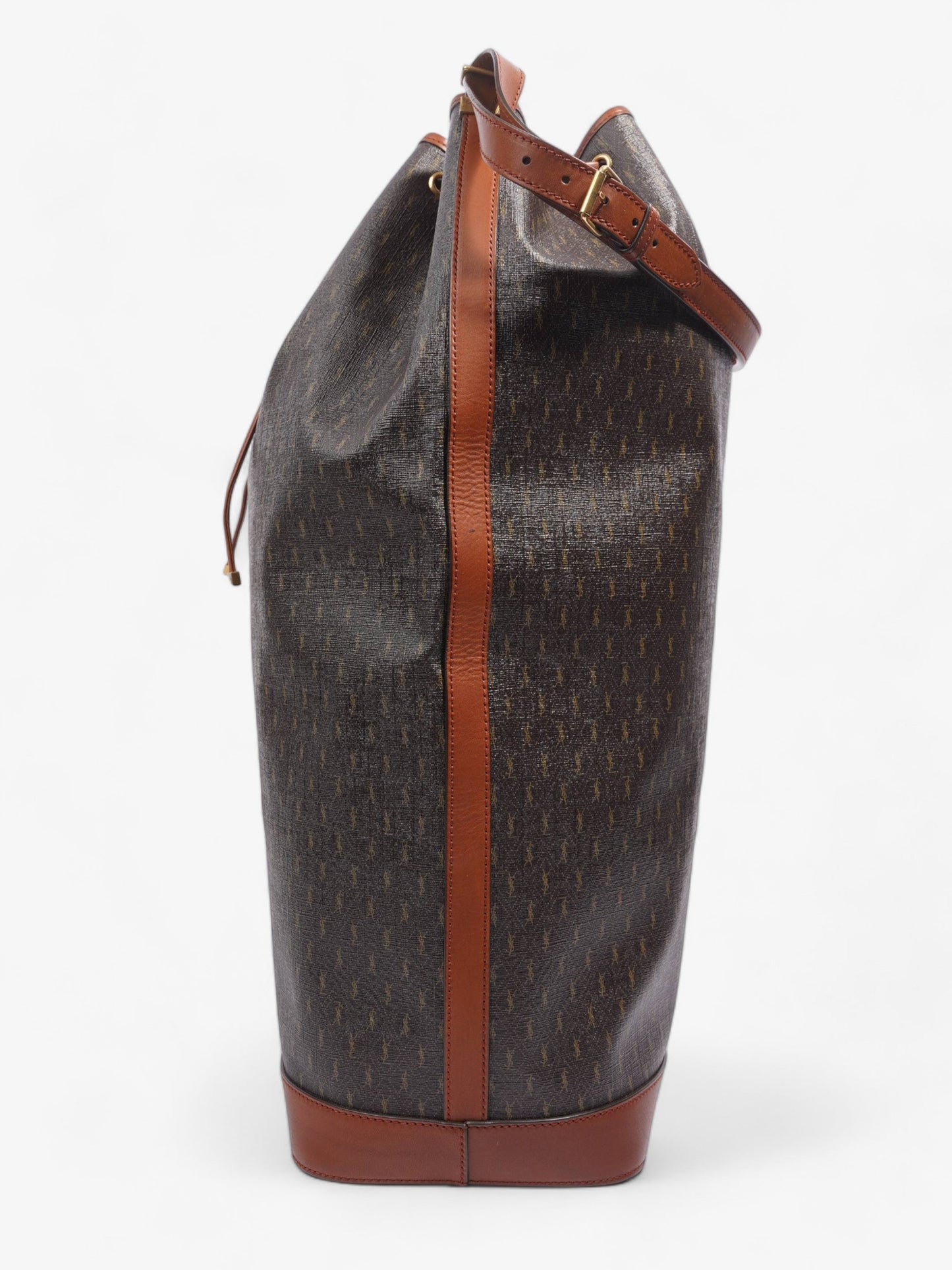 Saint Laurent Le Long Bucket Bag Monogram Canvas