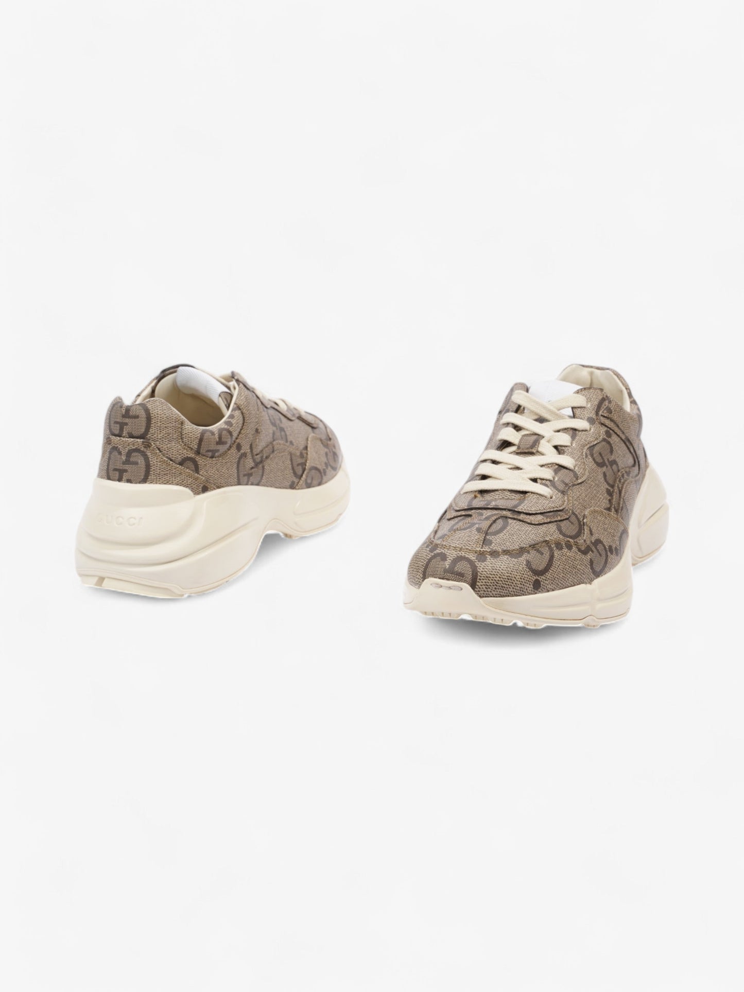 Gucci Rhyton Sneakers Beige  Canvas EU 39.5 UK 5.5