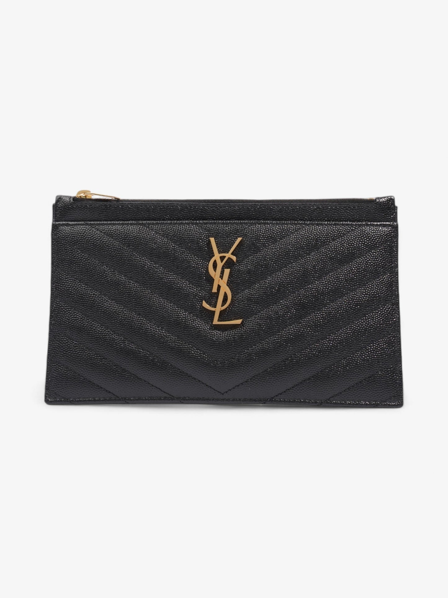 Saint Laurent CASSANDRE MATELASSÉ pouch Black Calfskin Leather