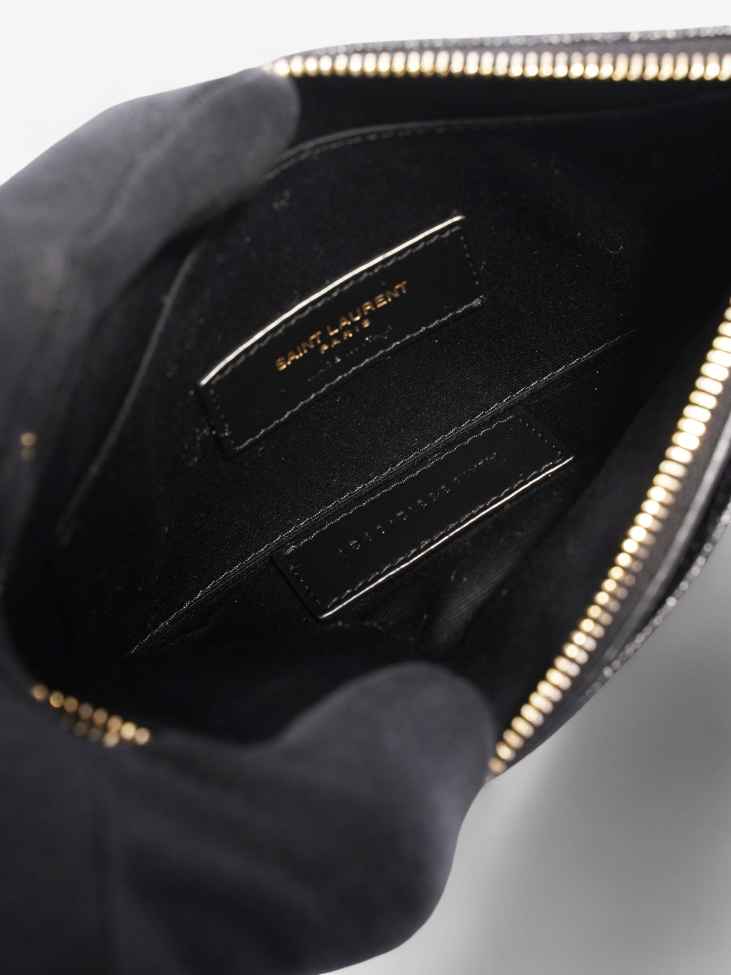 Saint Laurent CASSANDRE MATELASSÉ pouch Black Calfskin Leather