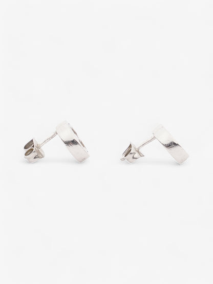 Gucci Interlocking G Earrings Silver Silver Sterling