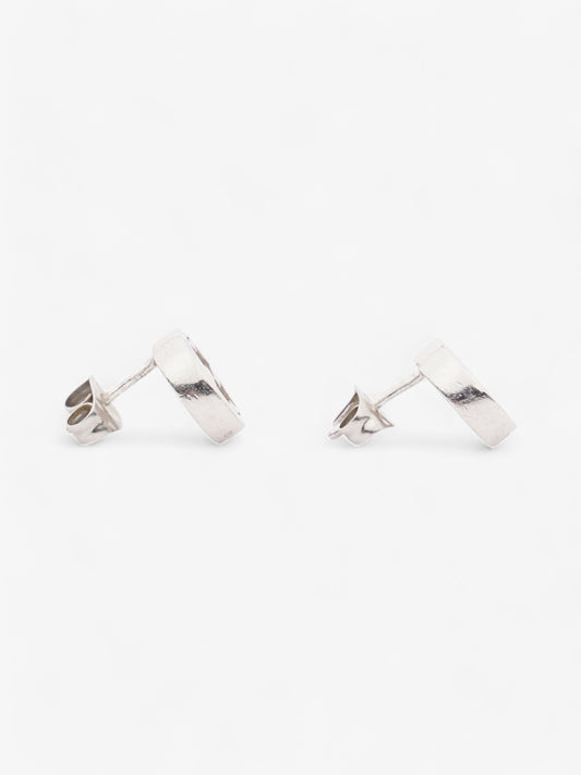 Gucci Interlocking G Earrings Silver Silver Sterling