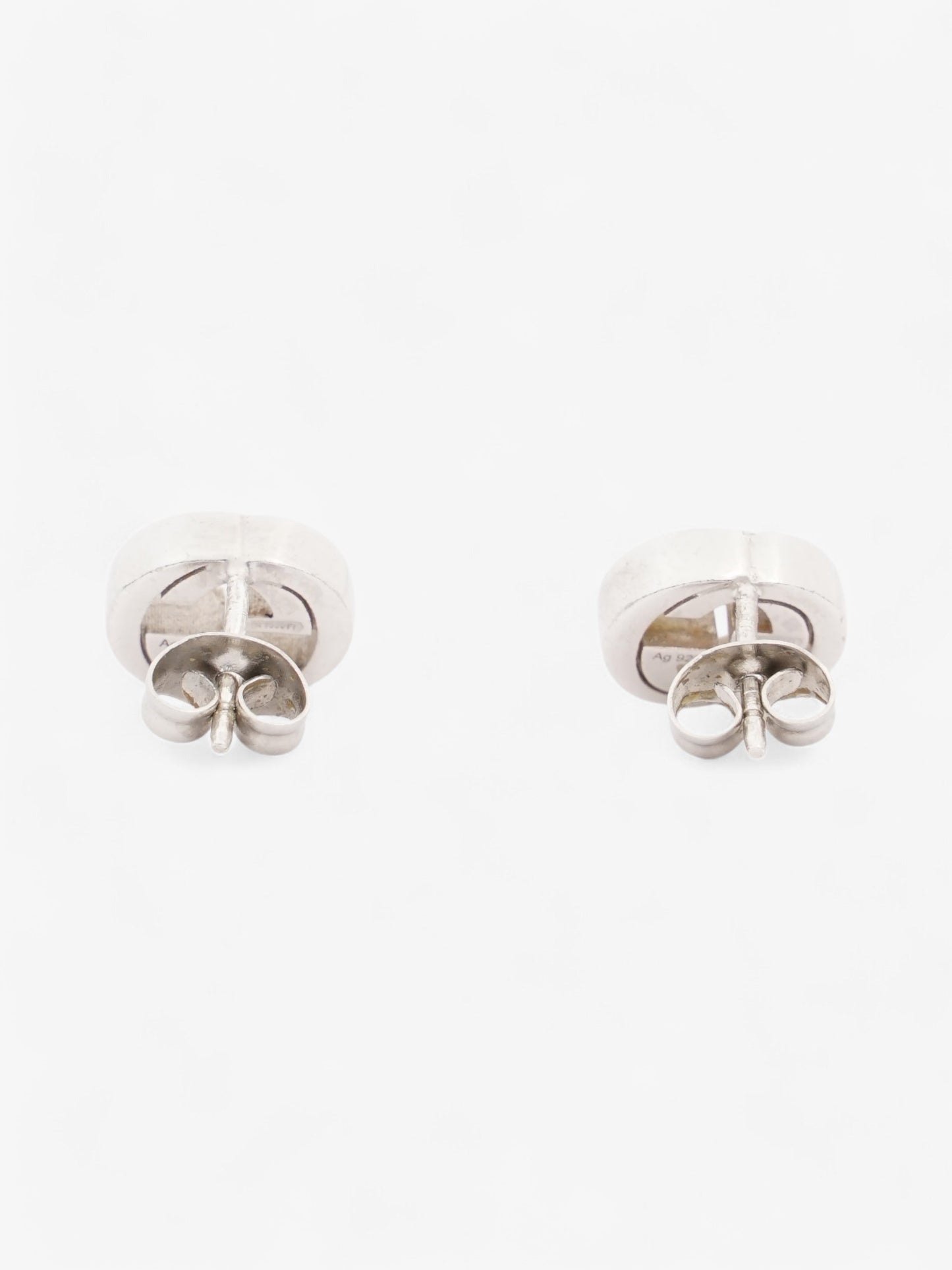 Gucci Interlocking G Earrings Silver Silver Sterling