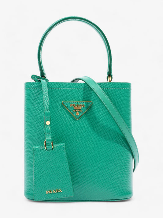 Prada Panier Bag Mango Saffiano Leather Small