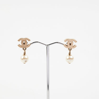 Chanel Drop Pearl Earrings