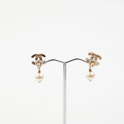 Chanel Drop Pearl Earrings