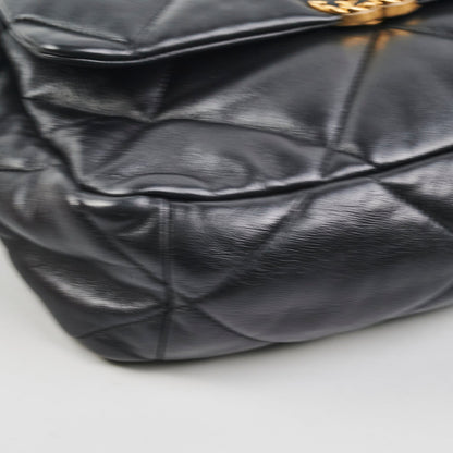 Chanel 19 Medium Goatskin Black
