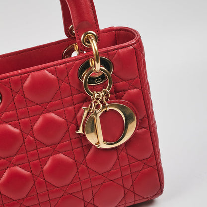 Lady Dior Small Red