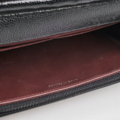 Chanel Caviar Wallet On Chain WOC Black