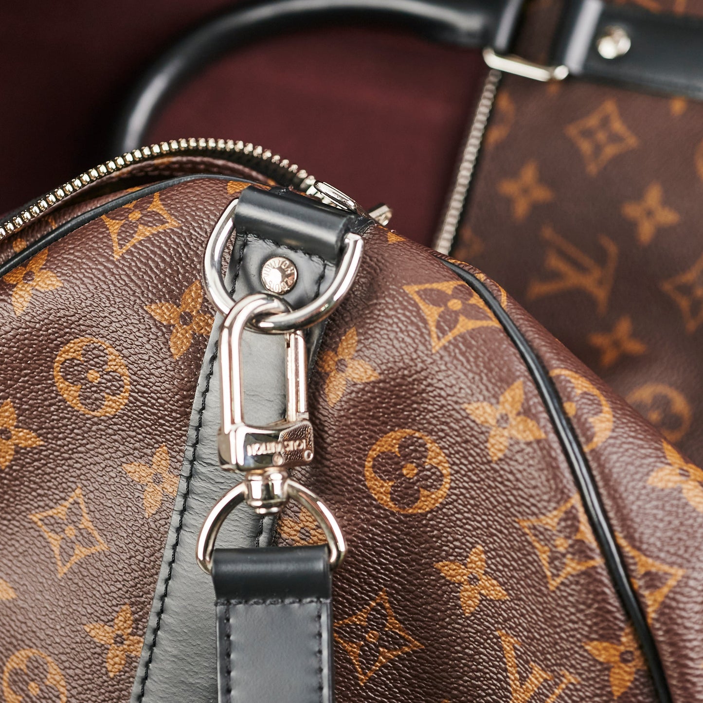 Louis Vuitton Keepall 55 Bandoulière Monogram Macassar