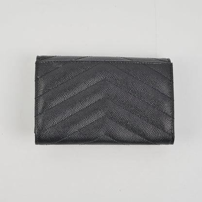 Saint Laurent Black Flap Card Case