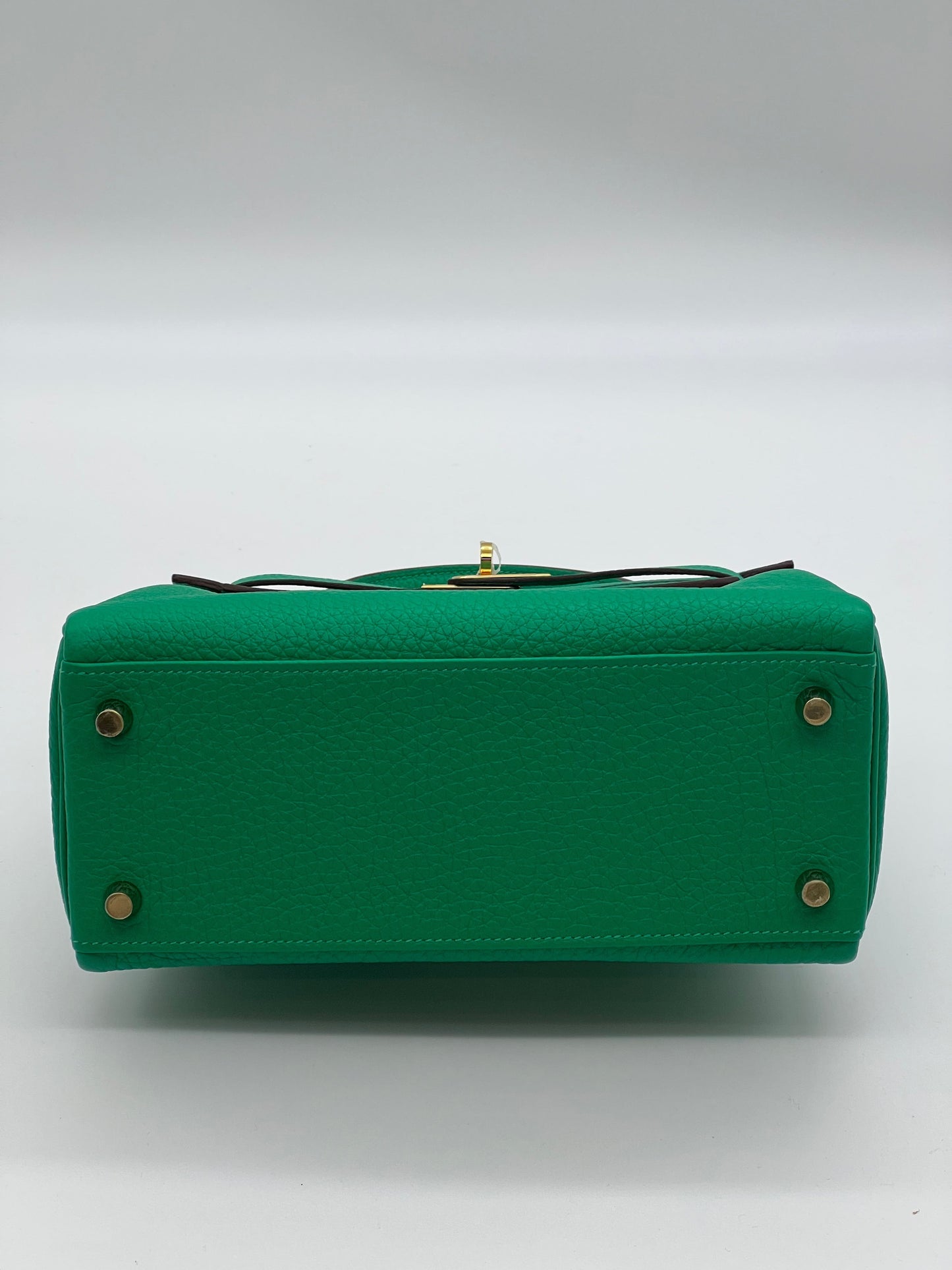 Hermes Kelly 25 Retourne Veau Togo Perso Menthe