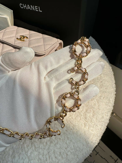 Chanel(21)Small Leather Coco Chain Bag