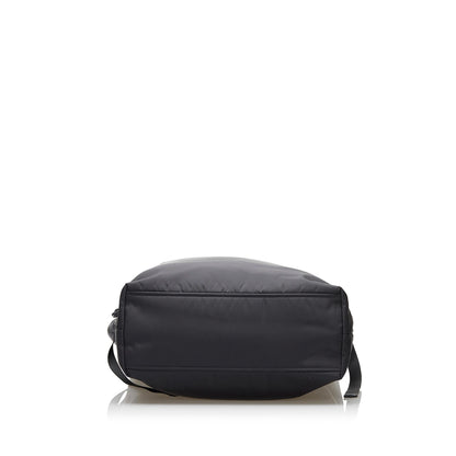 Prada Belted Logo Tessuto Tote (SHG-36567)
