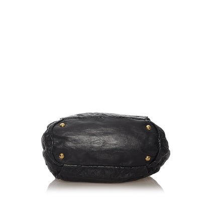 Prada Bow Leather Shoulder Bag (SHG-27742)