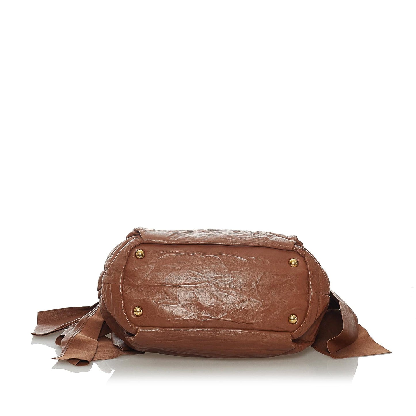 Prada Bow Nappa Leather Satchel (SHG-28507)