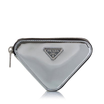 Prada Brushed Leather Mini Pouch (SHG-H9DBDu)