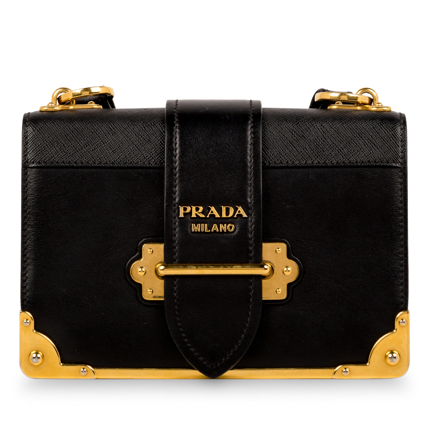 Prada Leather Cahier Bag