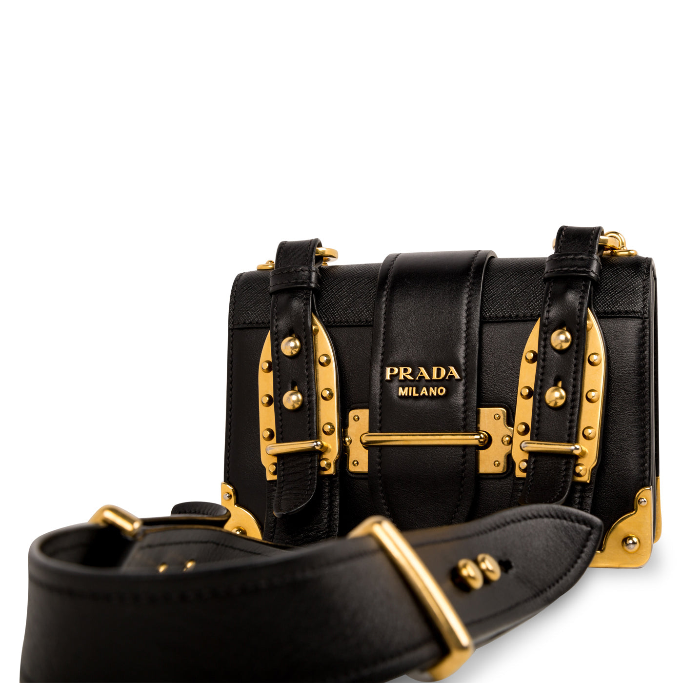 Prada Leather Cahier Bag