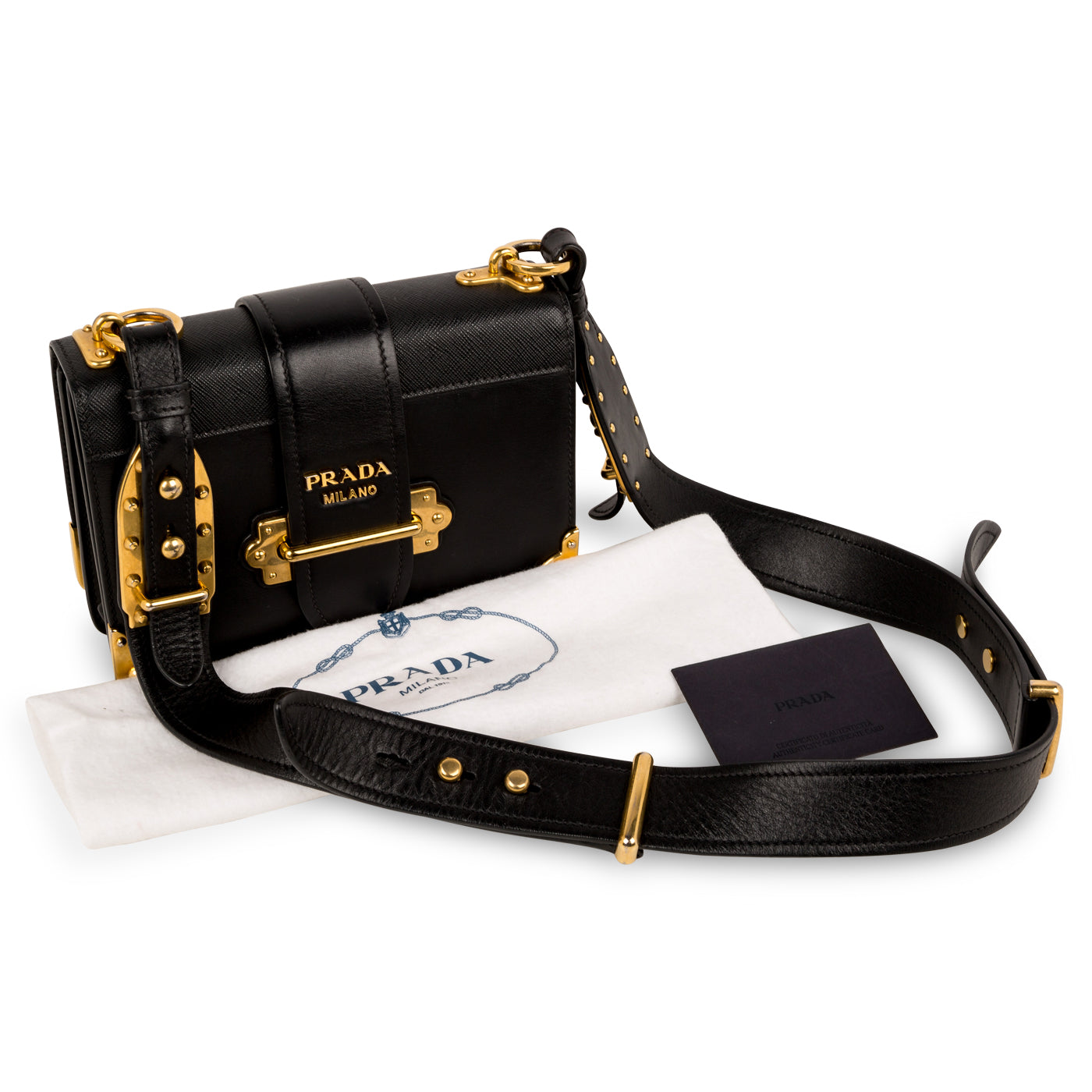 Prada Leather Cahier Bag