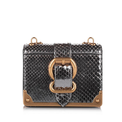 Prada Cahier Leather Crossbody Bag (SHG-32339)
