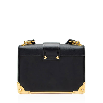 Prada Calfskin Cahier Shoulder Bag