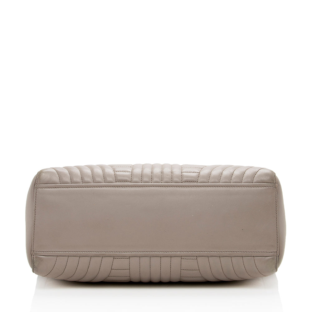 Prada Calfskin Diagramme Tote (SHF-15266)