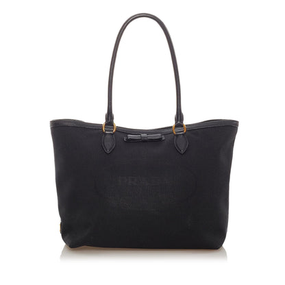 Prada Canapa Canvas Tote Bag (SHG-27299)