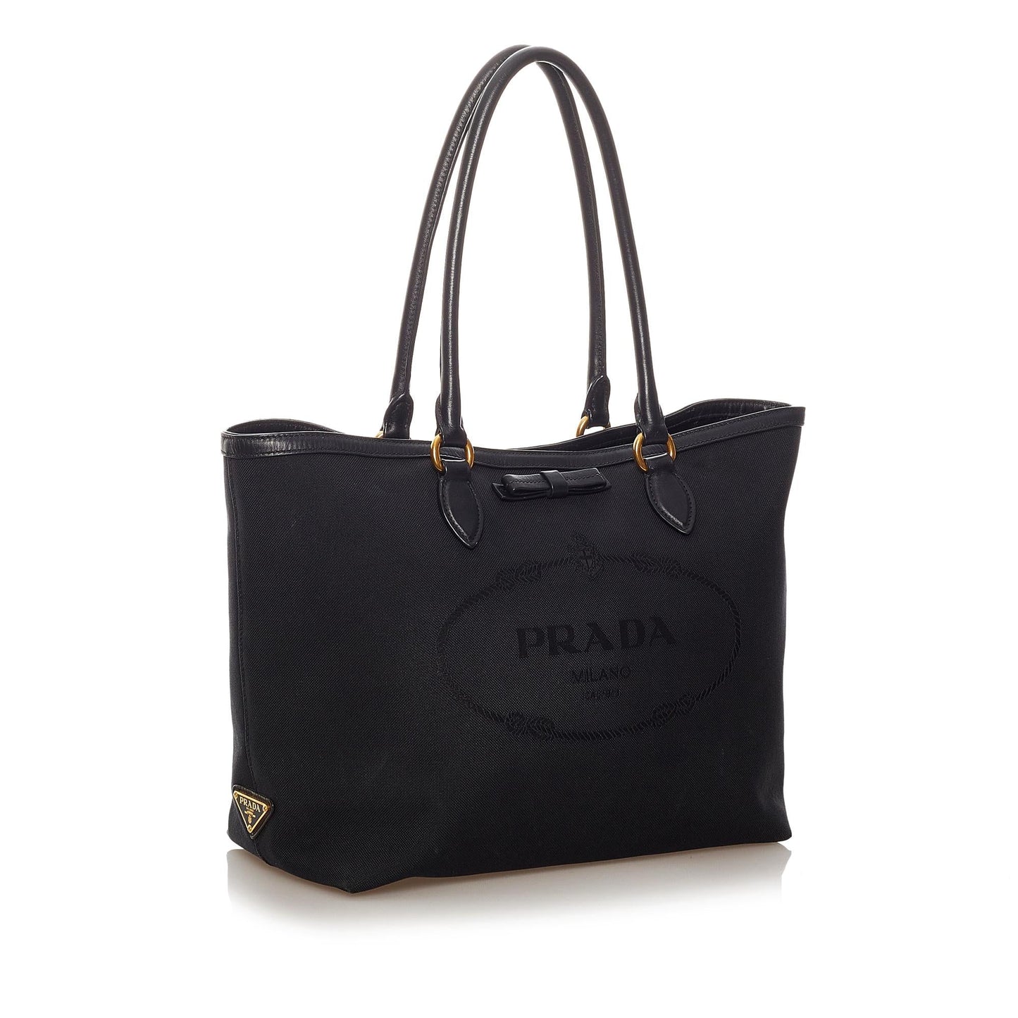 Prada Canapa Canvas Tote Bag (SHG-27299)
